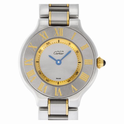 Cartier W10073R6 Must de Quartz Female Stainless Steel Replica Watches