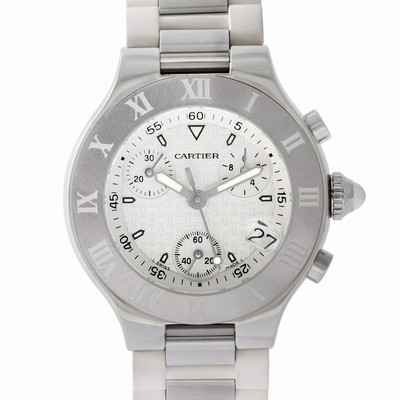 Cartier 2996 Chronoscaph Quartz Female Stainless Steel Replica Watches