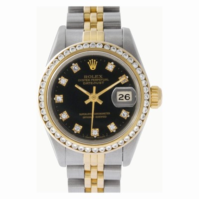 Rolex 69173 Datejust Automatic Female 18k gold & Stainless Steel Replica Watches