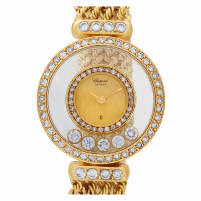 Chopard SG4012 Happy Diamond Quartz Female 18k Yellow Gold Replica Watches