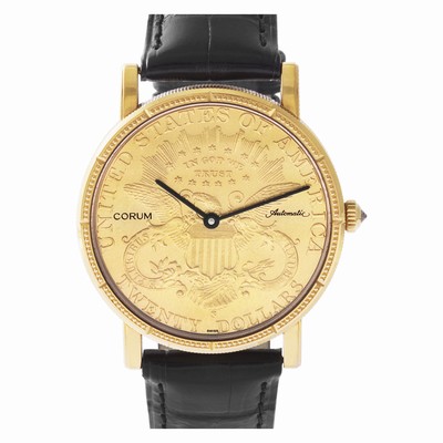 Corum 62022.951101 $20 Coin Automatic Male 18k yellow gold Replica Watches