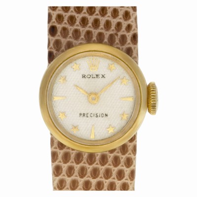 Rolex Rolex 6724 Orchid Manual Female 18k yellow gold Replica Watches