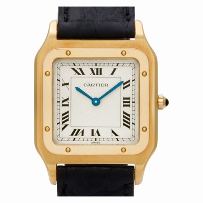 Cartier 8210541333 Santos Manual Unisex 18k yellow gold Replica Watches