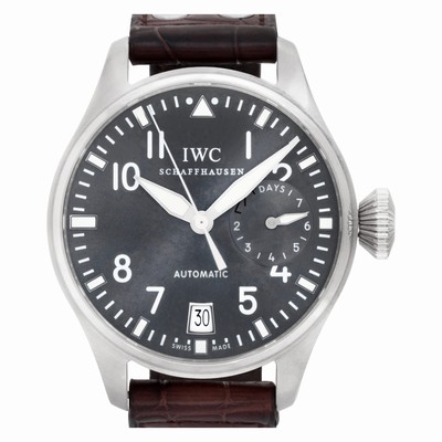 IWC iw500402 Big Pilot Automatic Male 18k White Gold Replica Watches