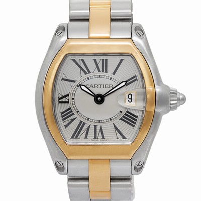 Cartier 2675 Roadster Quartz Female 18k gold & Stainless Steel Replica Watches