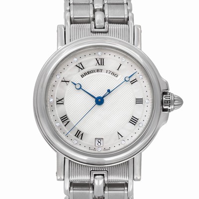 Breguet 1780E Marine Automatic Female 18k White Gold Replica Watches