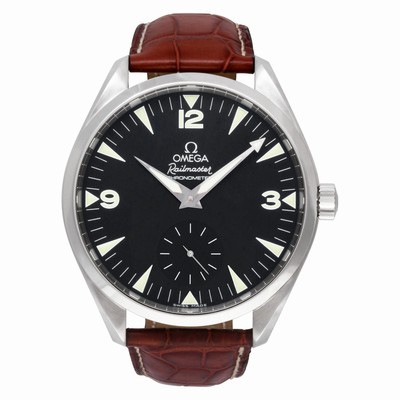 Omega 2806.52.37 Railmaster Manual Male Stainless Steel Replica Watches