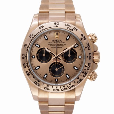 Rolex 116505 Daytona Automatic Unisex 18k rose gold Replica Watches