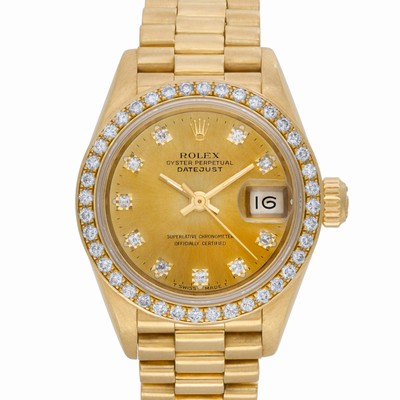 Rolex 69178 Datejust Automatic Female 18k yellow gold Replica Watches