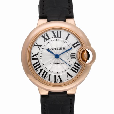 Cartier W6920097 Ballon Bleu Automatic Female 18k rose gold Replica Watches