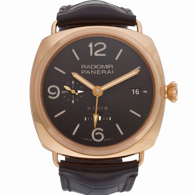 Panerai PAM 395 Radiomir Manual Male 18k rose gold Replica Watches