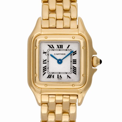Cartier 10702 Panthere Quartz Female 18k Yellow Gold Replica Watches