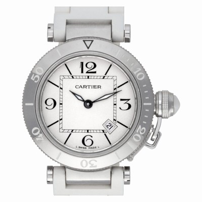 Cartier 3025 Pasha Seatimer Quartz Female Stainless Steel Replica Watches