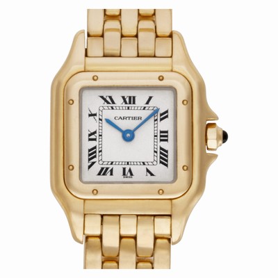 Cartier W25022B9 Panthere Quartz Female 18k yellow gold Replica Watches