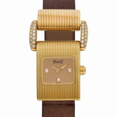 Piaget 5222 Protocol Quartz Female 18k yellow gold Replica Watches