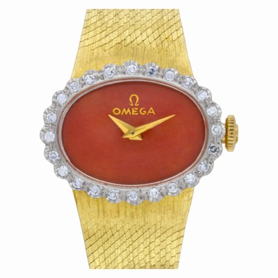 Omega Omega 4034 Classic Manual Female 14k yellow gold Replica Watches