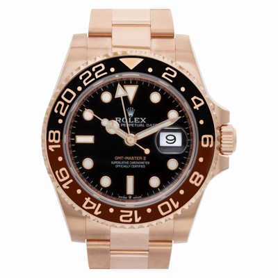 Rolex 126715chnr GMT-Master II Automatic Male 18k rose gold Replica Watches