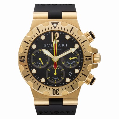 Bvlgari SC40GVD Diagono Automatic Male 18k yellow gold Replica Watches