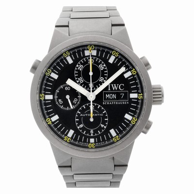 IWC 3716 Rattrapante Automatic Male Titanium Replica Watches