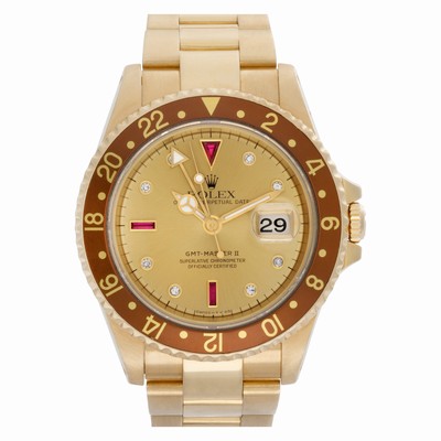 Rolex 16710 GMT-Master Automatic Male 18k yellow gold Replica Watches