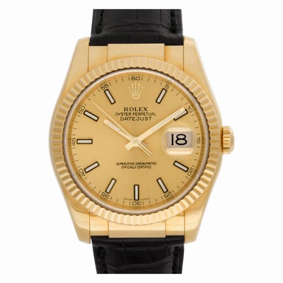 Rolex 116138 Datejust Automatic Male 18k yellow gold Replica Watches
