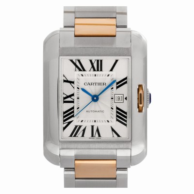 Cartier W5310047 Tank Anglaise XL Automatic Unisex 18k gold & Stainless Steel Replica Watches
