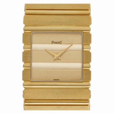 Piaget 7131 c 701 Polo Quartz Unisex 18k yellow gold Replica Watches