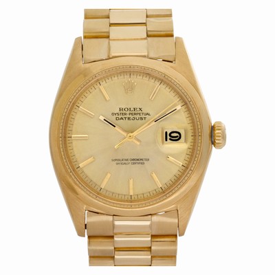 Rolex 1602 Datejust Automatic Male 18k yellow gold Replica Watches