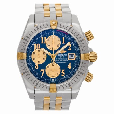 Breitling B13356 Chronomat Evolution Automatic Male 18k gold & Stainless Steel Replica Watches