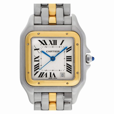 Cartier W25028B Panthere Quartz Female Stainless Steel Replica Watches