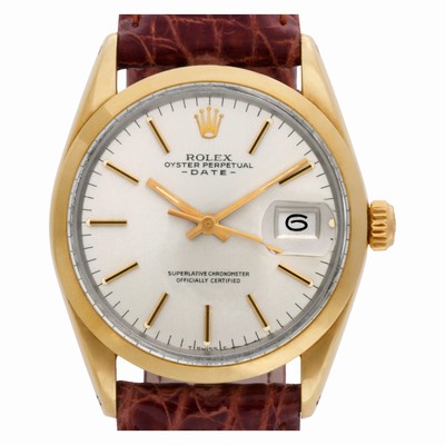 Rolex 1550 Date Automatic Unisex gold capped & stainless steel Replica Watches