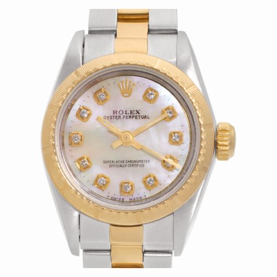 Rolex 67243 Oyster Perpetual Automatic Female Stainless Steel Replica Watches