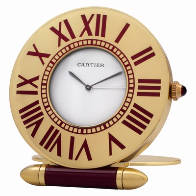 Cartier Cartier 1772 Clock Quartz Unisex Gold Plate Replica Watches