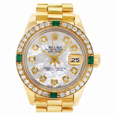 Rolex 6917 Datejust Automatic Female 18k yellow gold Replica Watches