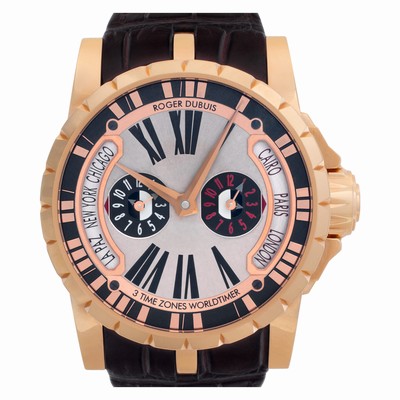 Roger Dubuis EX45 1448 50 00/03R14/B Excalibur Automatic Male 18k rose gold Replica Watches