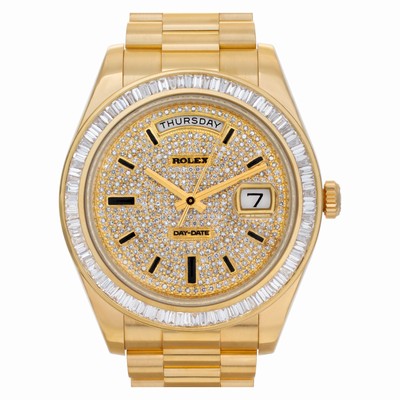 Rolex 218238 Day-Date Automatic Unisex 18k yellow gold Replica Watches