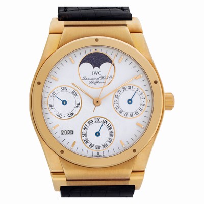 IWC 3540 Perpetual Calendar Automatic Male 18k yellow gold Replica Watches