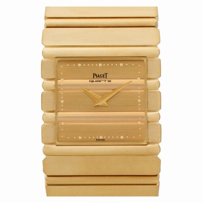 Piaget 7131 C 701 Polo Quartz Unisex 18k yellow gold Replica Watches