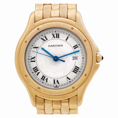 Cartier Cartier 1761 Cougar Quartz Unisex 18k yellow gold Replica Watches