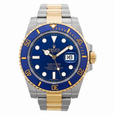 Rolex 116613 Submariner Automatic Male 18k gold & Stainless Steel Replica Watches