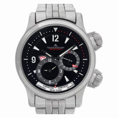 Jaeger LeCoultre Q1718470/4577 Geographic Automatic Male Stainless Steel Replica Watches