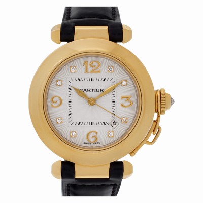 Cartier WJ11891G Pasha Automatic Female 18k yellow gold Replica Watches