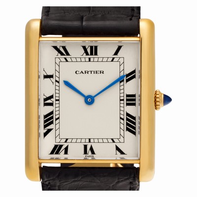 Cartier 170020078 Tank Automatic Unisex 18k yellow gold Replica Watches