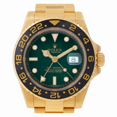 Rolex 116718 GMT-Master II Automatic Male 18k yellow gold Replica Watches