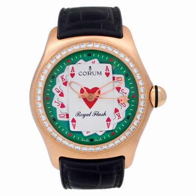 Corum 082.161.85/OF01 ROFL Royal Flush Automatic Male 18k rose gold Replica Watches
