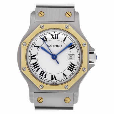 Cartier 2966 Santos Automatic Female 18k gold & Stainless Steel Replica Watches