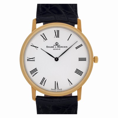 Baume & Mercier 95617 Ultra Thin Quartz Male 14k yellow gold Replica Watches