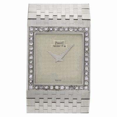 Piaget 7131g4 Polo Quartz Female 18k White Gold Replica Watches