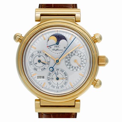 IWC 3751 Da Vinci Automatic Male 18k yellow gold Replica Watches