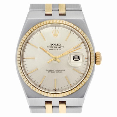 Rolex 17013 Oyster Quartz Quartz Unisex 14k gold & Stainless Steel Replica Watches